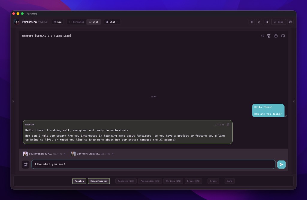 Adding images to chat